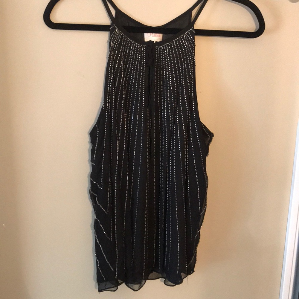 Beautiful beaded Parker top